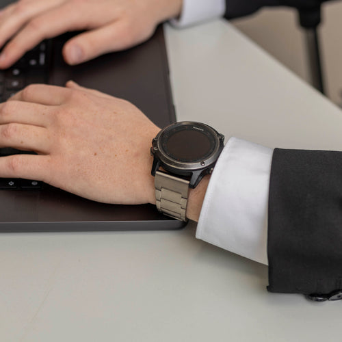 Magnetic Titanium Strap, lifestyle photo