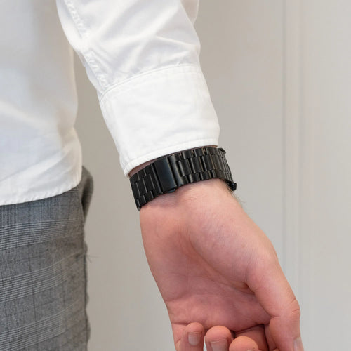 Bandz Correa sólido titanio Fossil Gen 6 - 44mm (negro)