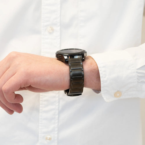 Bandz Oppo Watch X3 Titanium Link Strap (Graphite)