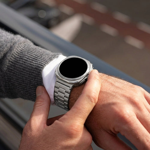 Bandz Correa acero con eslabones 'Deluxe' Samsung Galaxy Watch Ultra 2 (plata)