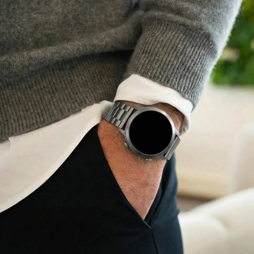 Correa titanio 'One Push' Amazfit GTR 4 (grafito)