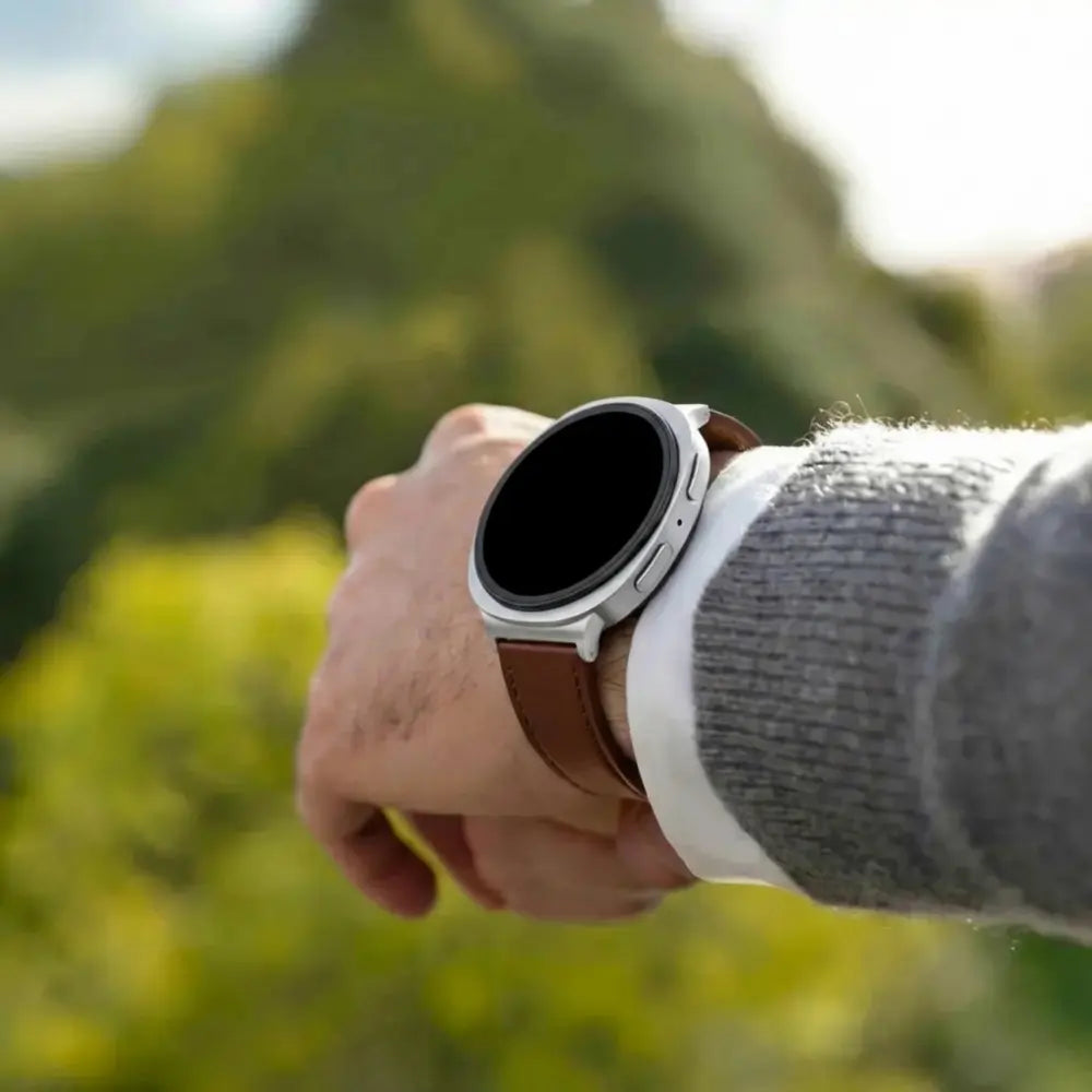 Bandz Correa cuero 'Classic' Samsung Galaxy Watch 8 Classic (marrón)