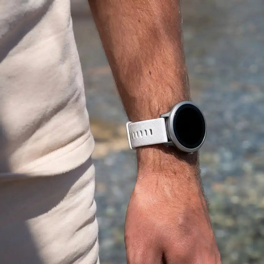 Samsung Galaxy Watch 7 - 40mm Premium Silicone Strap (White)