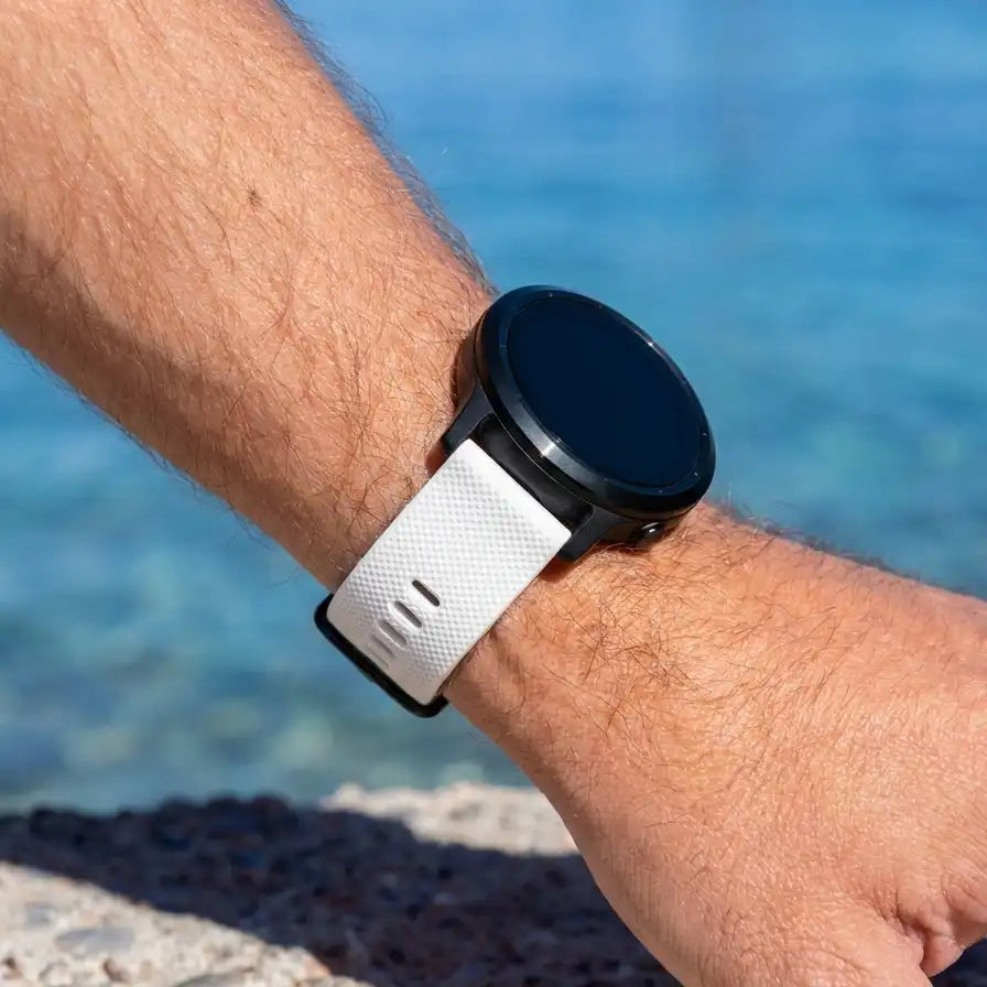Samsung Galaxy Watch 7 - 40mm Premium Silicone Strap (White)