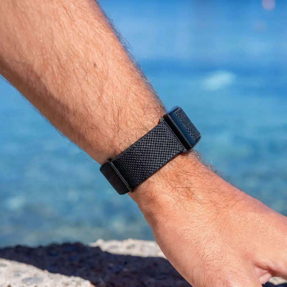 Correa nylon Polar Loop (negro/gris)