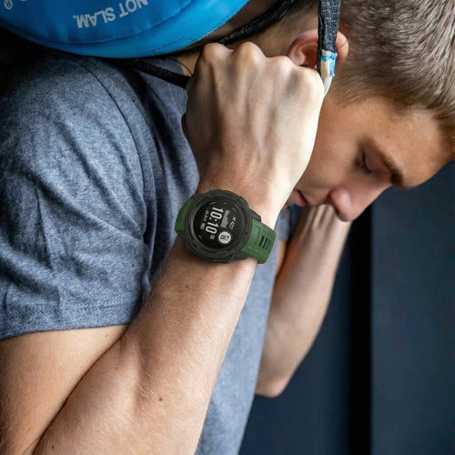 Silicone Strap, green, lifestyle photo