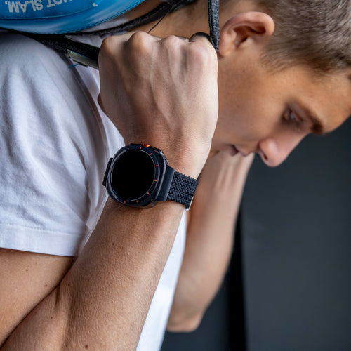 Correa nylon trenzada Samsung Galaxy Watch Ultra 2 (negro)