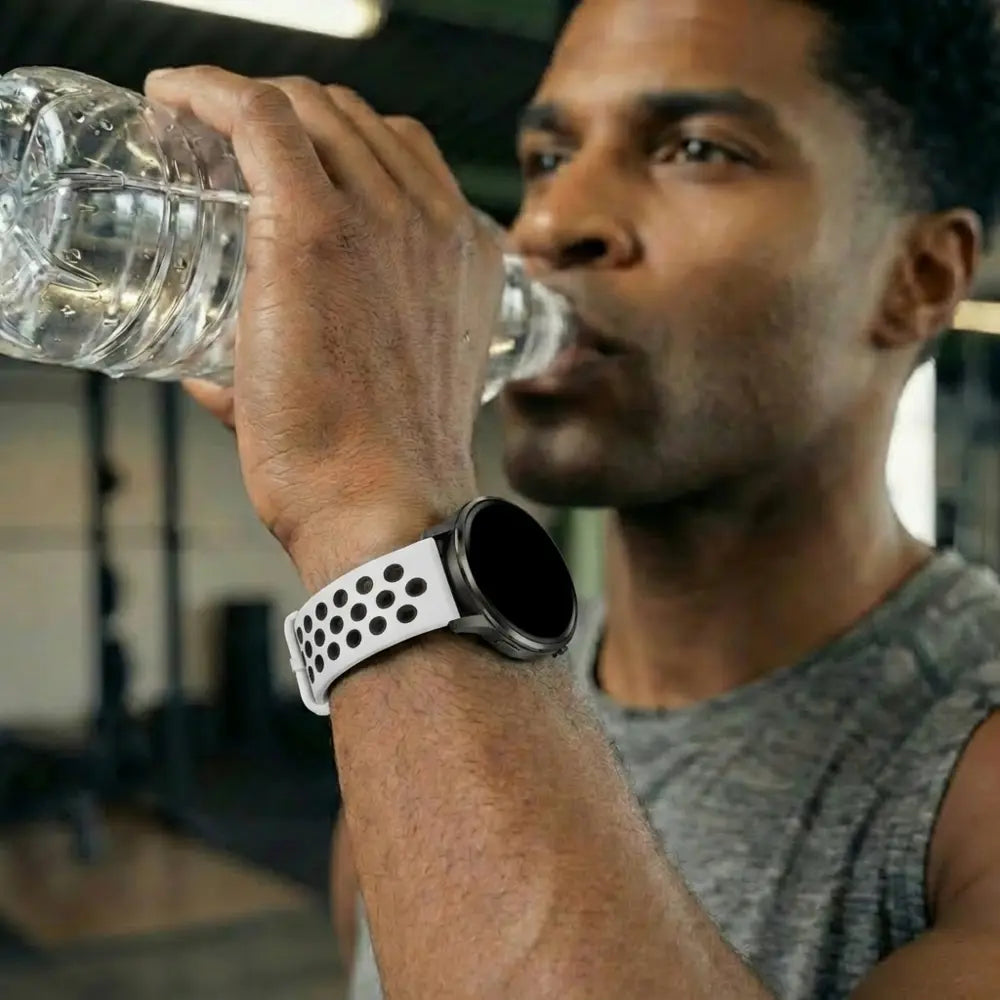 Bandz Correa deportiva 'Deluxe' Garmin Bounce 2 (blanco/negro)
