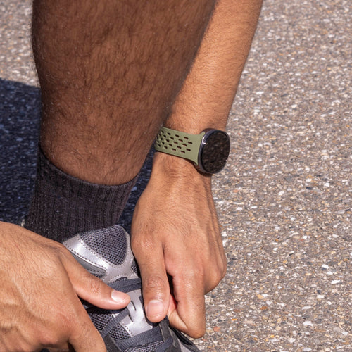 Correa silicona Air Samsung Galaxy Watch 8 - 44mm (verde militar)