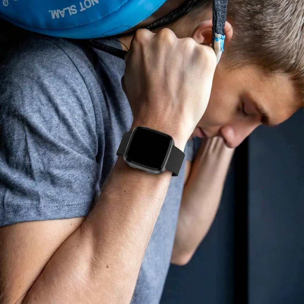 Correa silicona Fitbit Versa (negra)