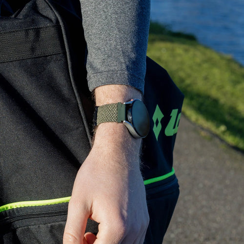 Correa trenzada OnePlus Watch con hebilla P (verde)