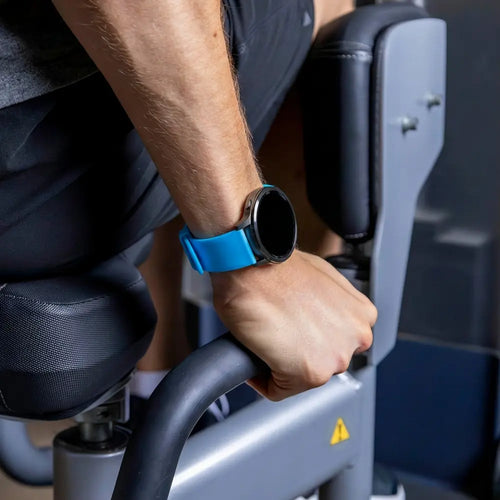 Bandz Garmin Venu 3 sport band 'Deluxe' (lichtblauw)