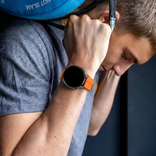 Bandz Correa silicona con hebilla Garmin Venu 4 - 45mm (naranja)