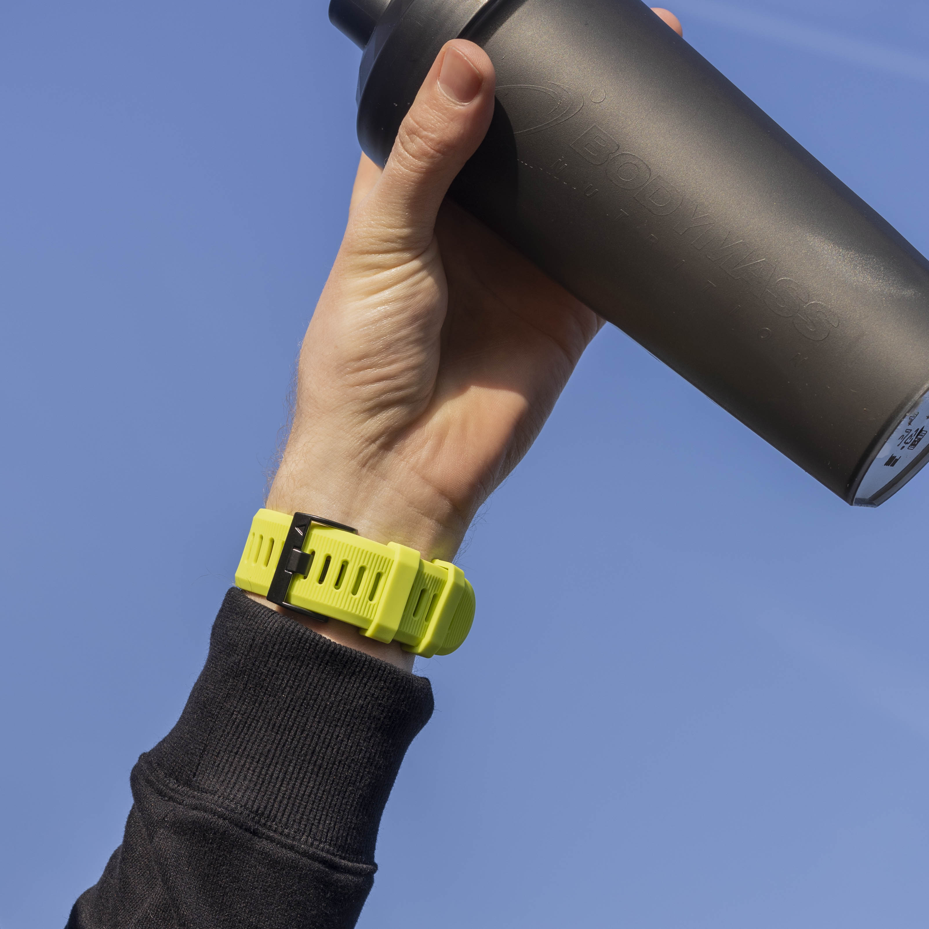 Correa silicona Garmin Fenix 5x/6x (verde claro)