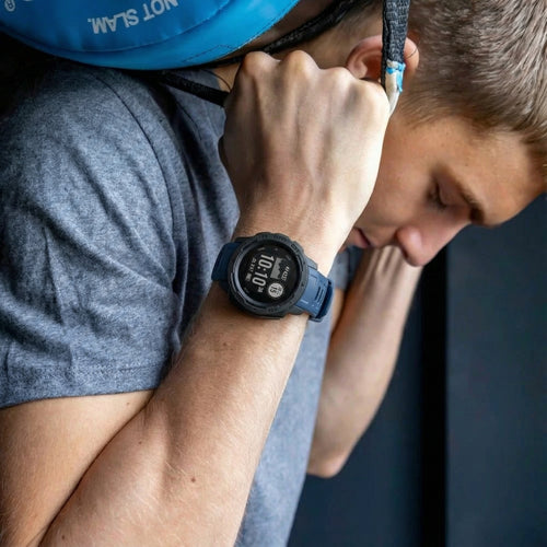 Silicone Strap, dark blue, lifestyle photo