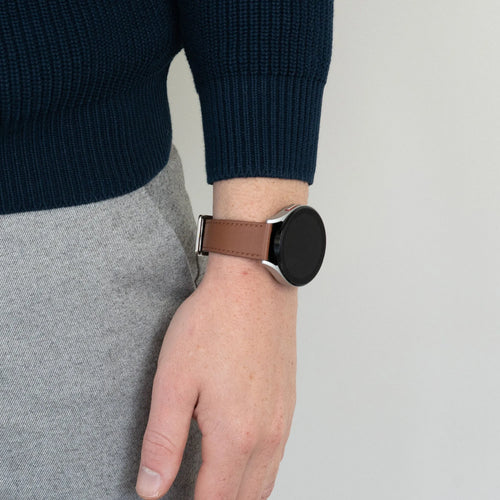 Bandz Correa cuero 'De lujo' OnePlus Watch (marrón)