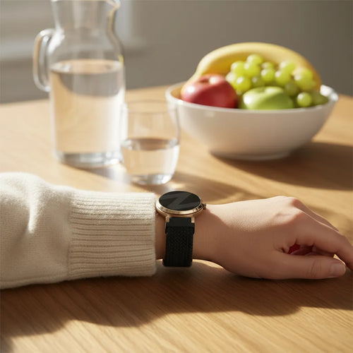 Bandz Correa nylon tejida Zenwatch Lily (negro)