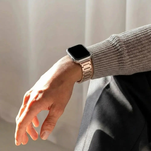 Apple Watch Luxury Metal Strap 'Slim' (Rosegold)