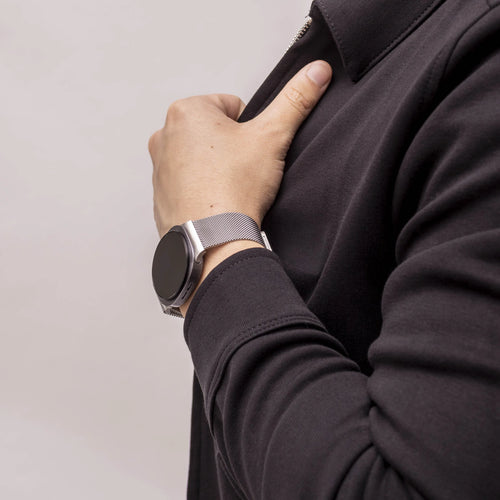 Milanese Strap, silver, lifestyle photo