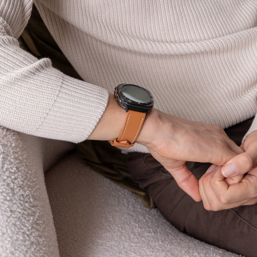 Correa cuero Samsung Galaxy Watch Ultra 2 (marrón)