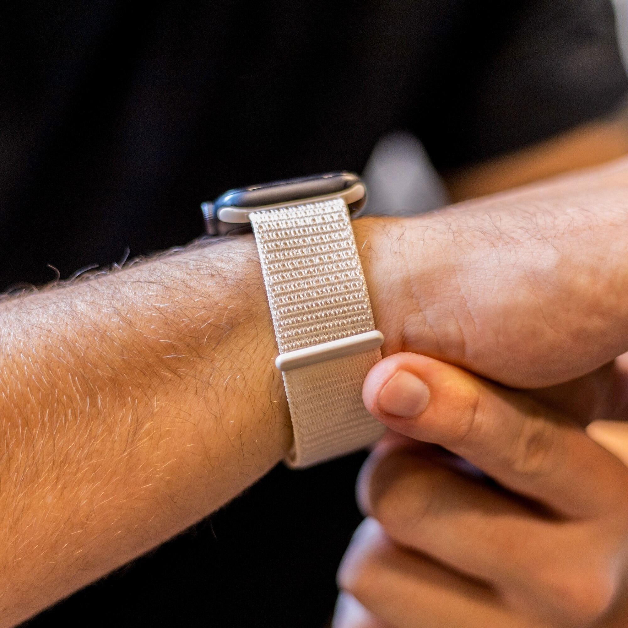 Apple Watch Ultra Nylon Loop Strap (Starlight)