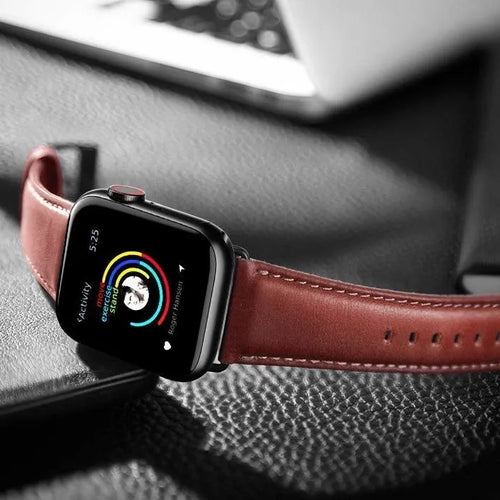 Leather Strap, auburn, lifestyle photo