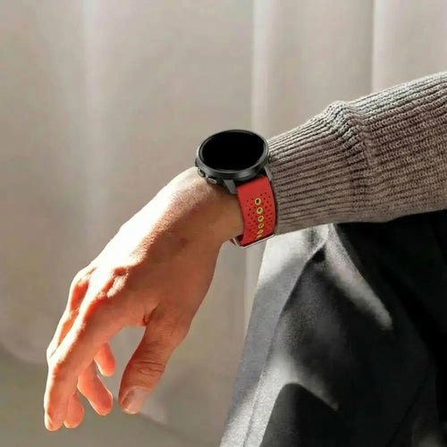 Suunto 9 Peak Silicone Strap (Red-Green)