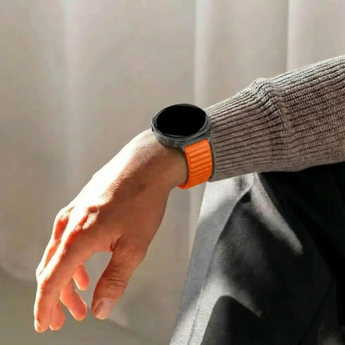 Samsung Galaxy Watch 8 - 40mm Wave Nylon Strap (Orange)