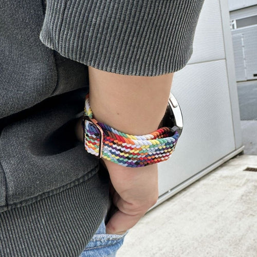 Withings Steel HR Sport Adjustable Braided Strap (Rainbow)