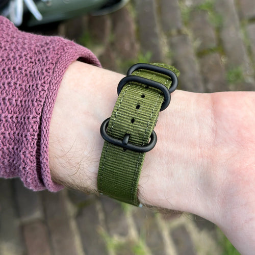 Correa nylon con hebilla Amazfit Bip U (Pro) (verde)
