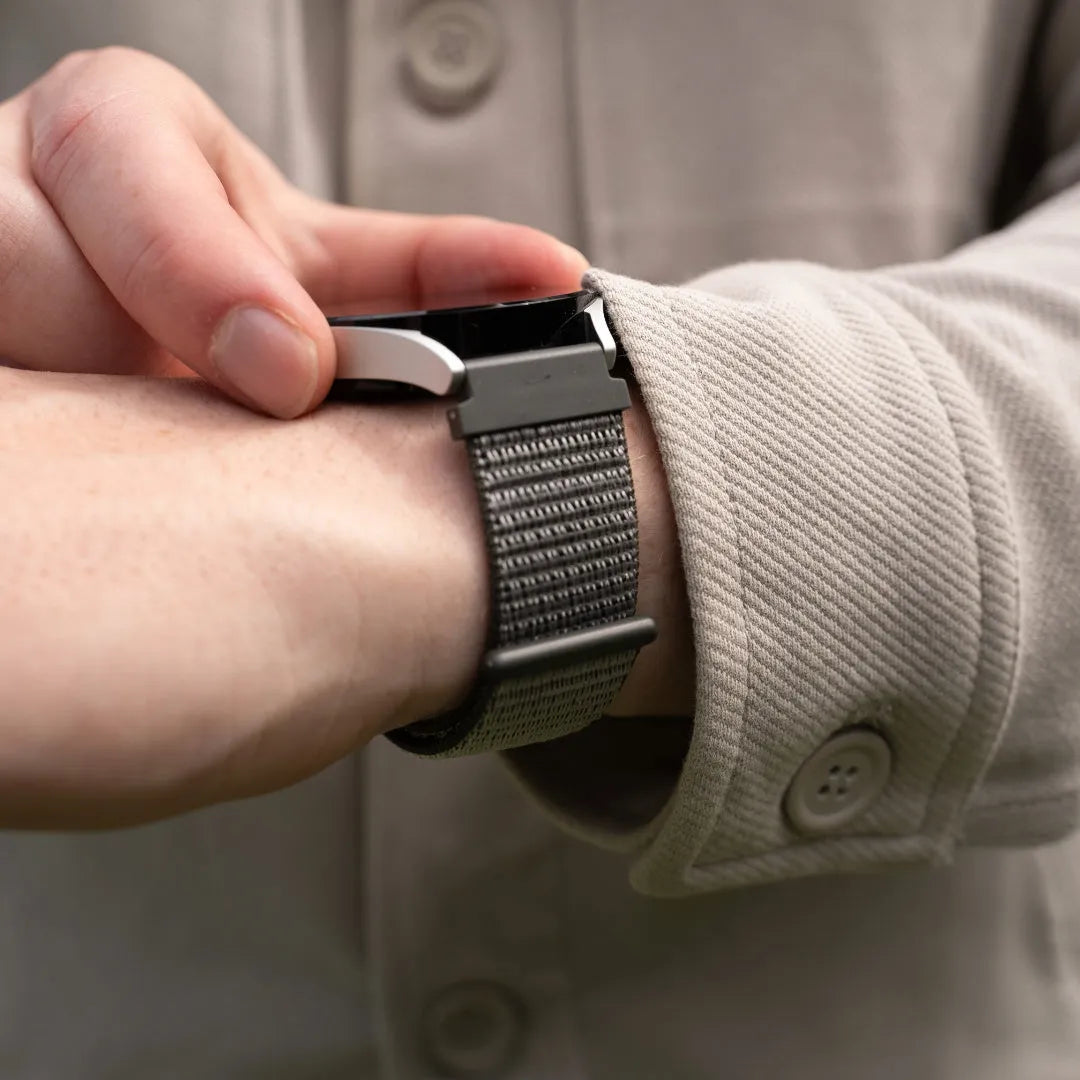 Amazfit GTR Mini Nylon Strap (Green/Grey)