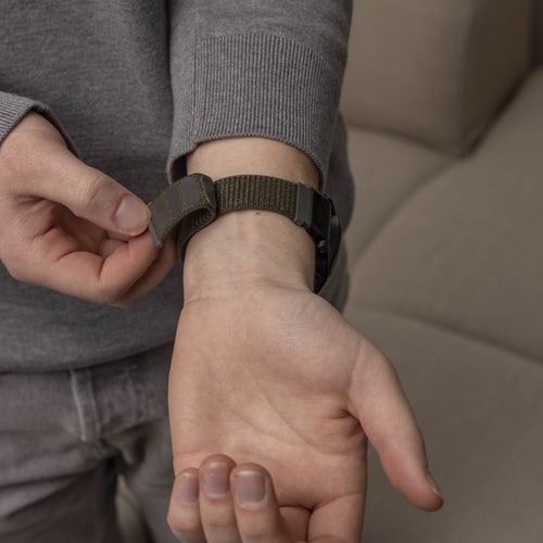 Correa nylon Garmin Fenix 8 Pro - 51mm (verde militar)