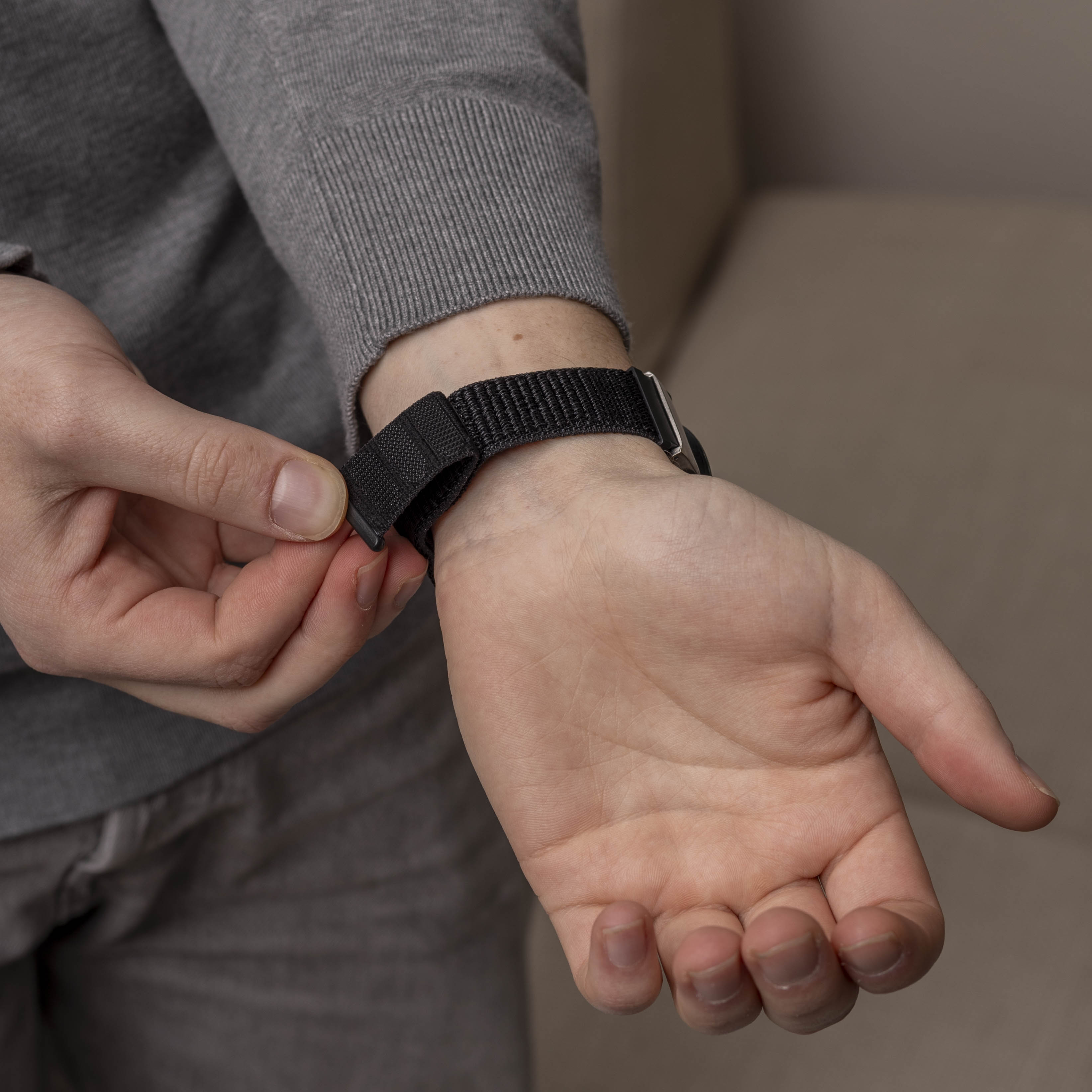 Correa nylon Garmin Fenix 7x (negro)
