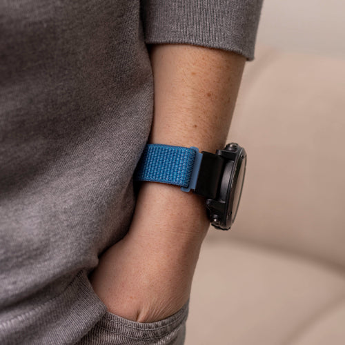 Garmin Fenix ​​5x/6x Correa de nylon (azul claro)