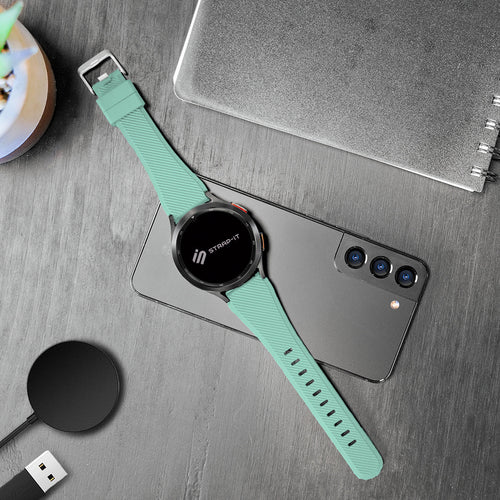 Correa silicona twill Huawei Watch GT 7 Pro (aqua)