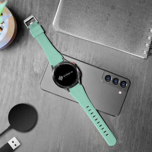 ICE Fit 1.78 Twill Silicone Strap (Aqua)