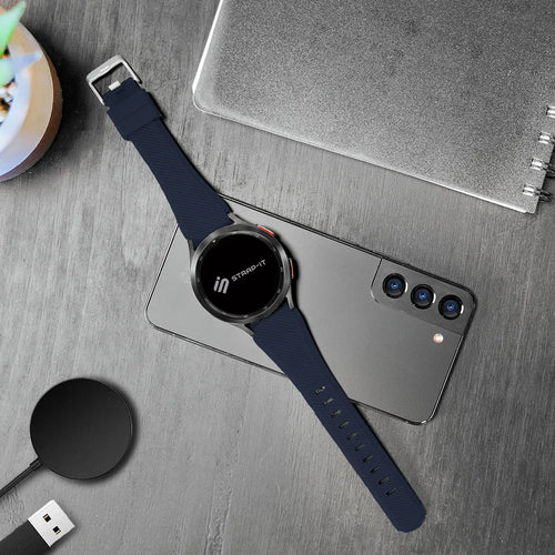 OnePlus Watch 3 - 46mm Twill Silicone Strap (Dark Blue)