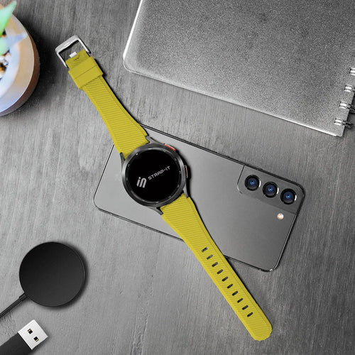 OnePlus Watch 3 - 46mm Twill Silicone Strap (Yellow)