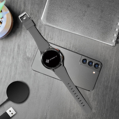 OnePlus Watch 3 - 46mm Twill Silicone Strap (Grey)