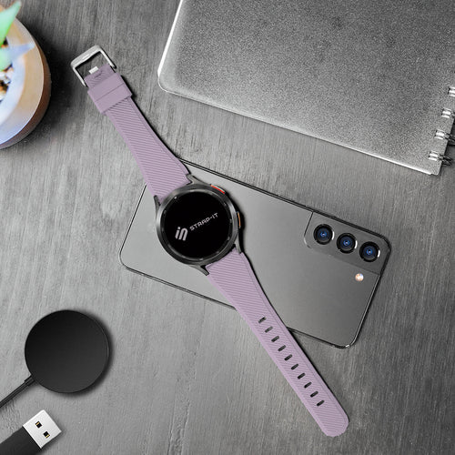 Correa silicona twill Huawei Watch GT 7 Pro (lila)