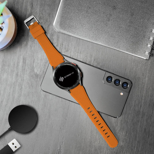 Correa silicona twill Suunto Nautic S (naranja)