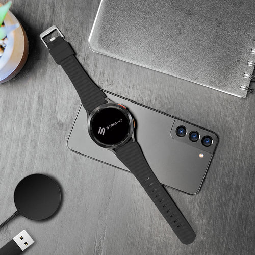 Correa silicona sarga Amazfit Bip 5 (negro)