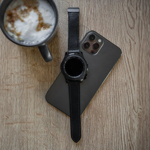 Correa cuero con hebilla en forma de D OnePlus Watch 3 (negra)