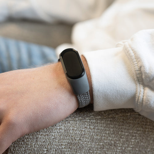 Correa trenzada Xiaomi Mi Band 5 (gris oscuro)