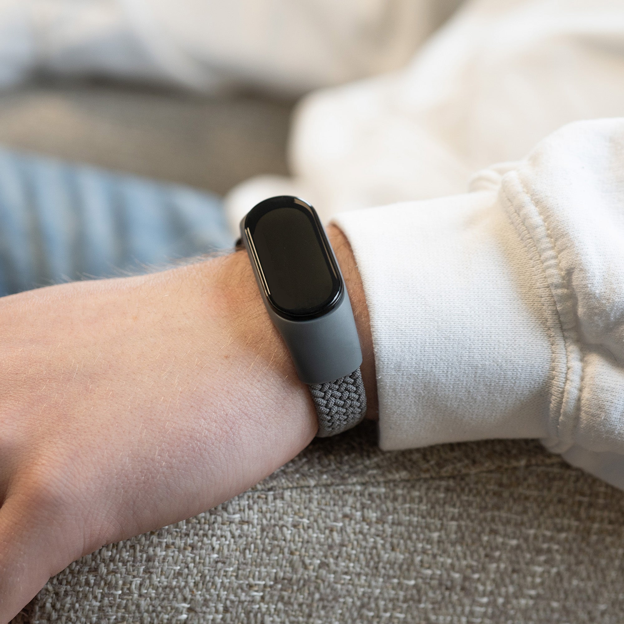 Correa trenzada Xiaomi Mi Band 5 (gris oscuro)