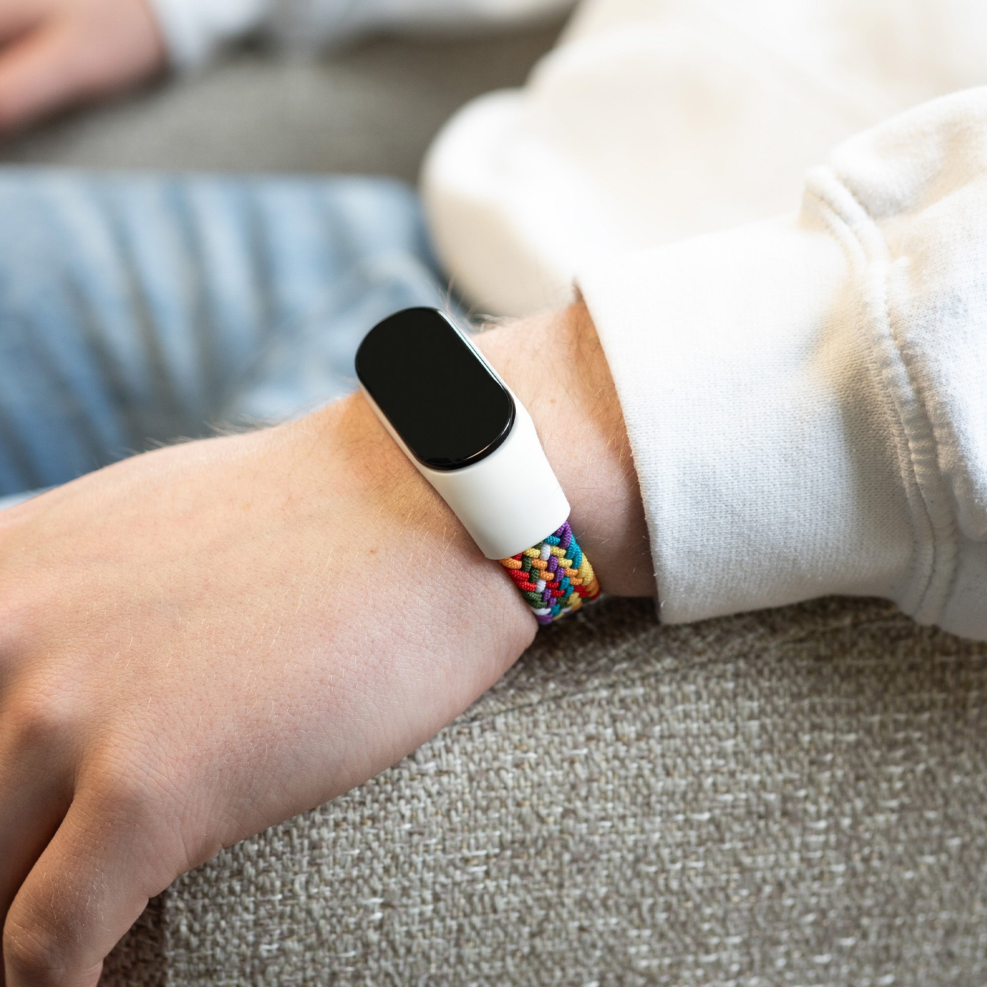 Correa trenzada Xiaomi Mi Band 5 (arcoiris)