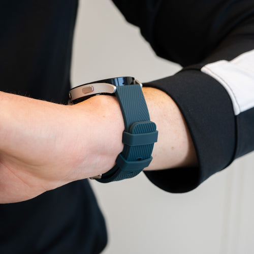 Bandz Correa silicona 'Deluxe' Amazfit Active 3 Premium (verde oscuro)
