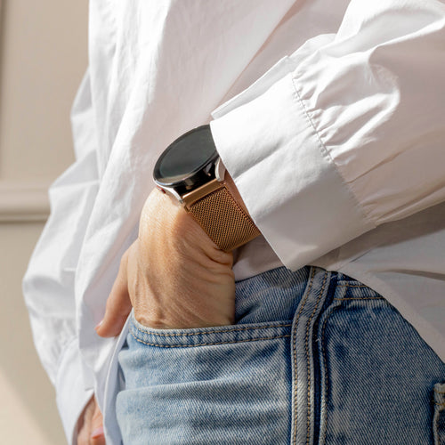 Correa milanese Samsung Galaxy Watch 4 44mm (oro rosa)