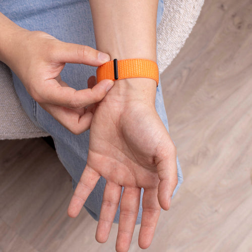 Correa nylon Samsung Galaxy Watch 8 - 44mm (naranja)
