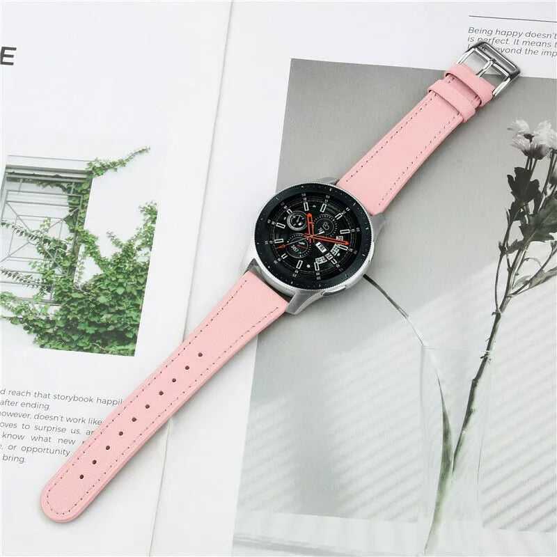 Modern Leather Strap, pink, lifestyle photo